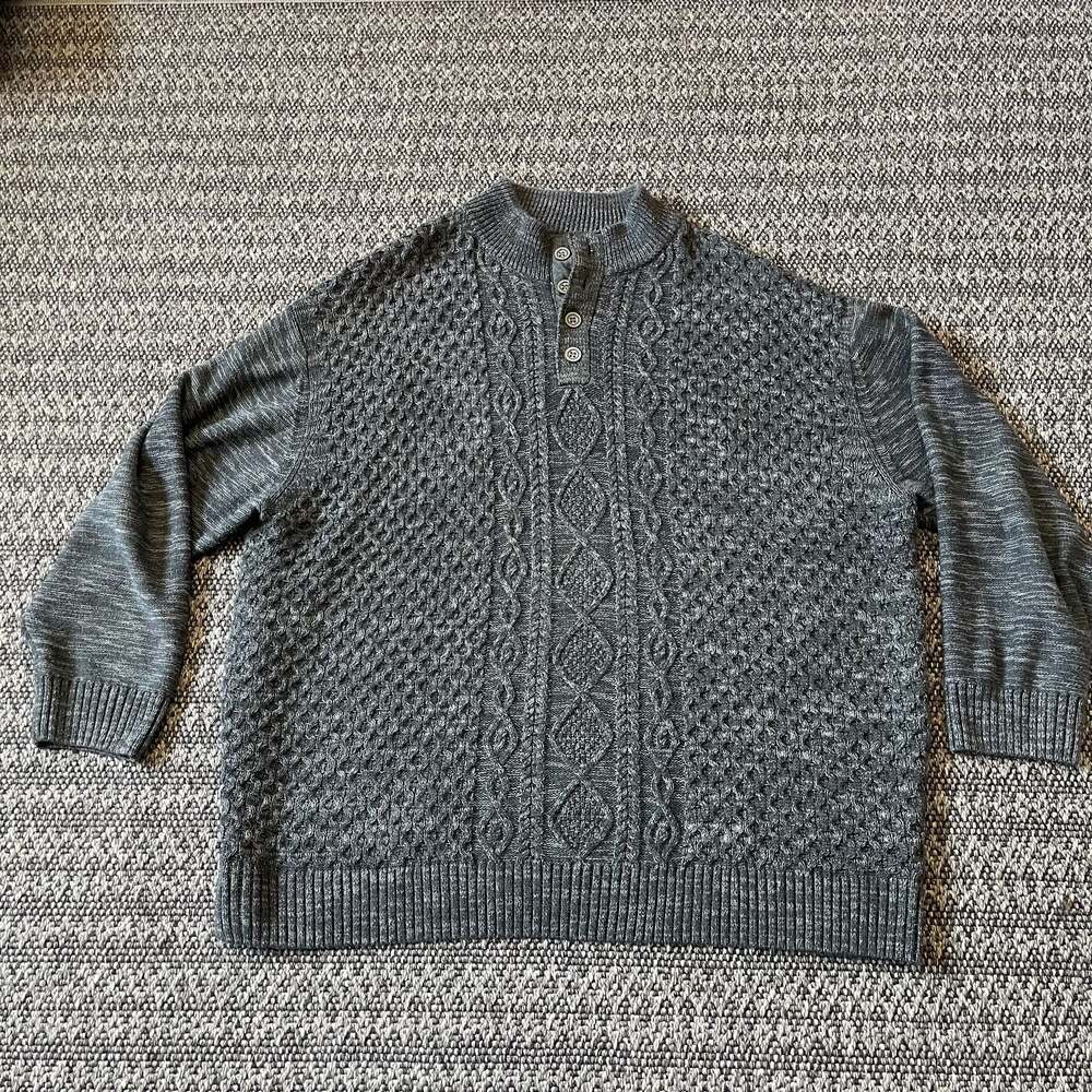F/X Fusion Marled Cable Sweater,